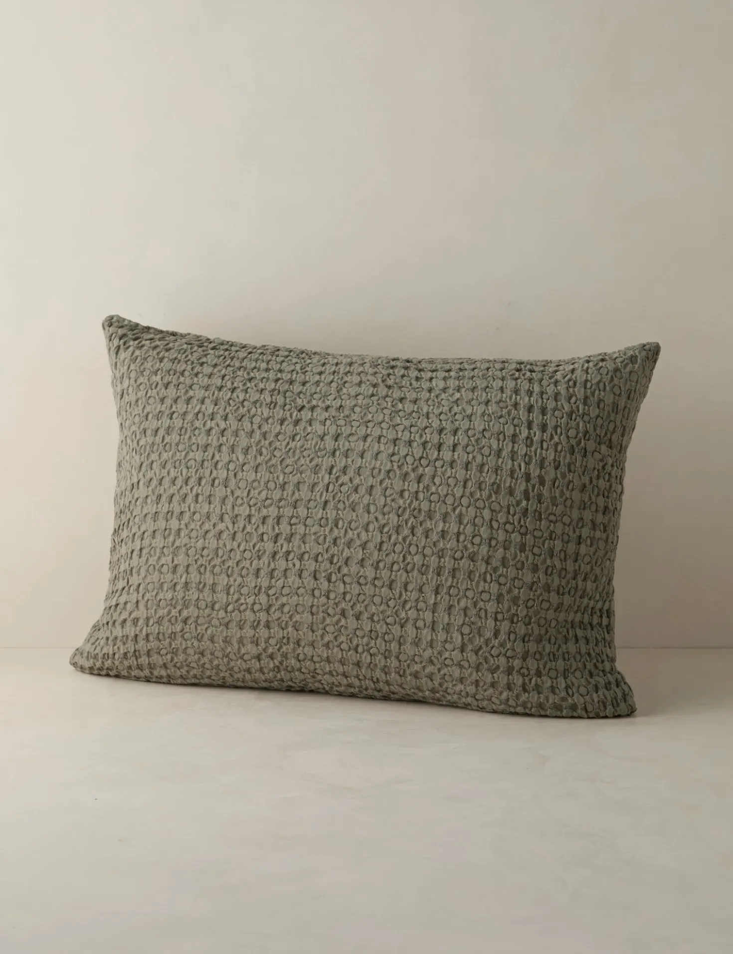 Lenora Textured Cotton Linen Sham