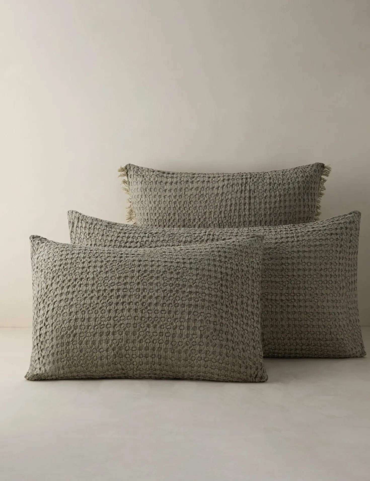 Lenora Textured Cotton Linen Sham