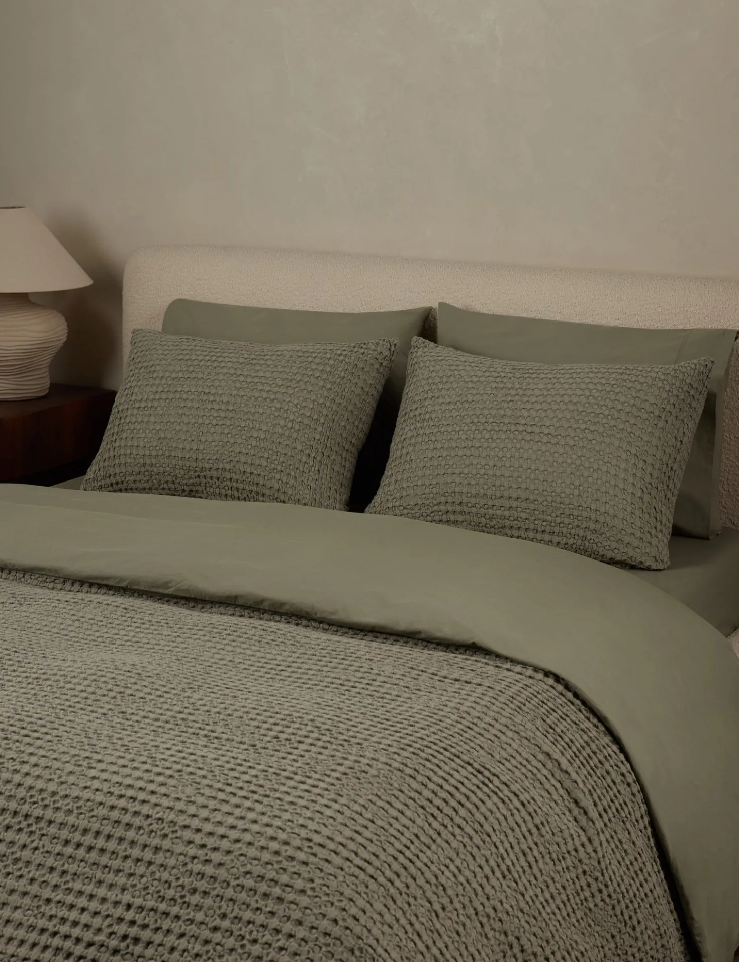 Lenora Textured Cotton Linen Sham