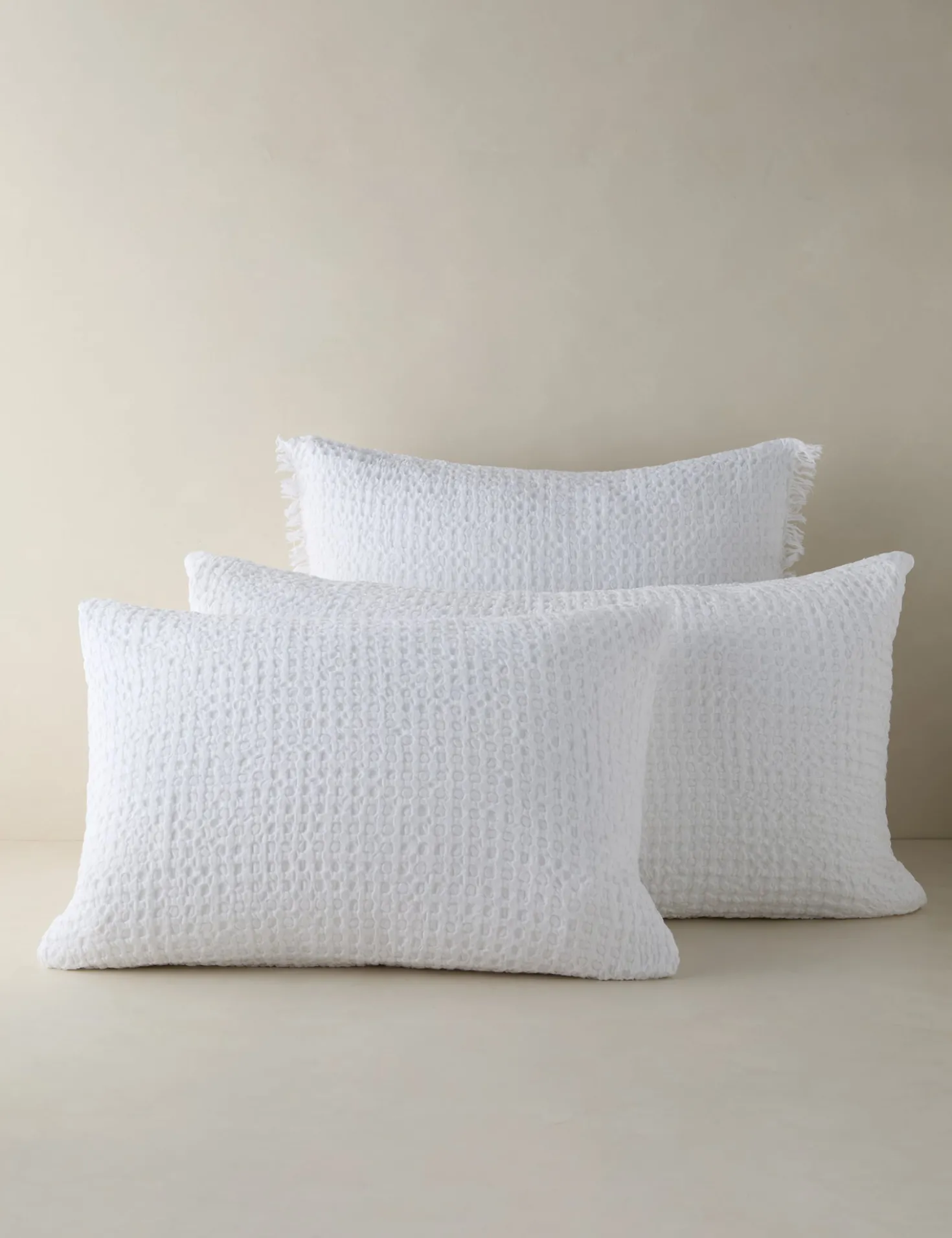 Lenora Textured Cotton Linen Sham