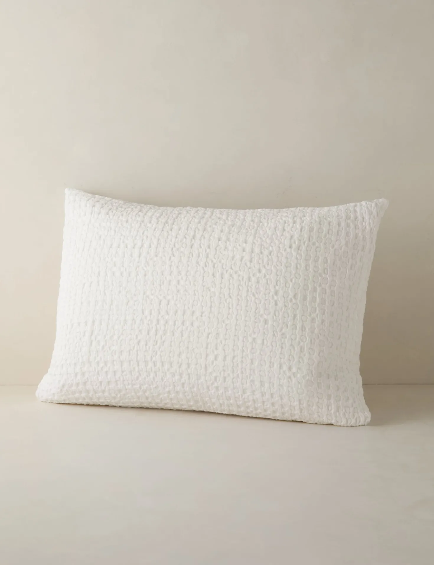 Lenora Textured Cotton Linen Sham