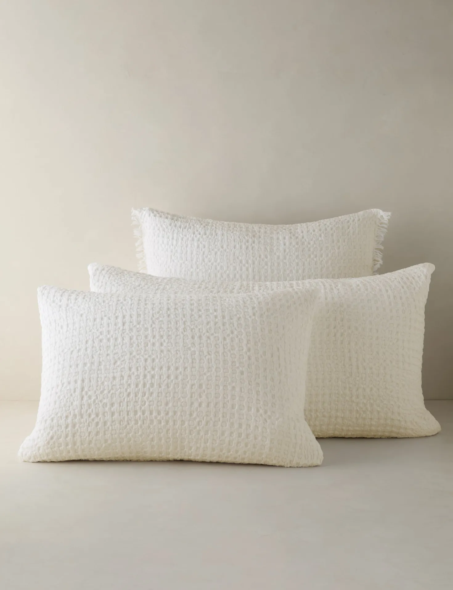 Lenora Textured Cotton Linen Sham
