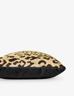 Leopardo Silk Pillow by Scalamandré
