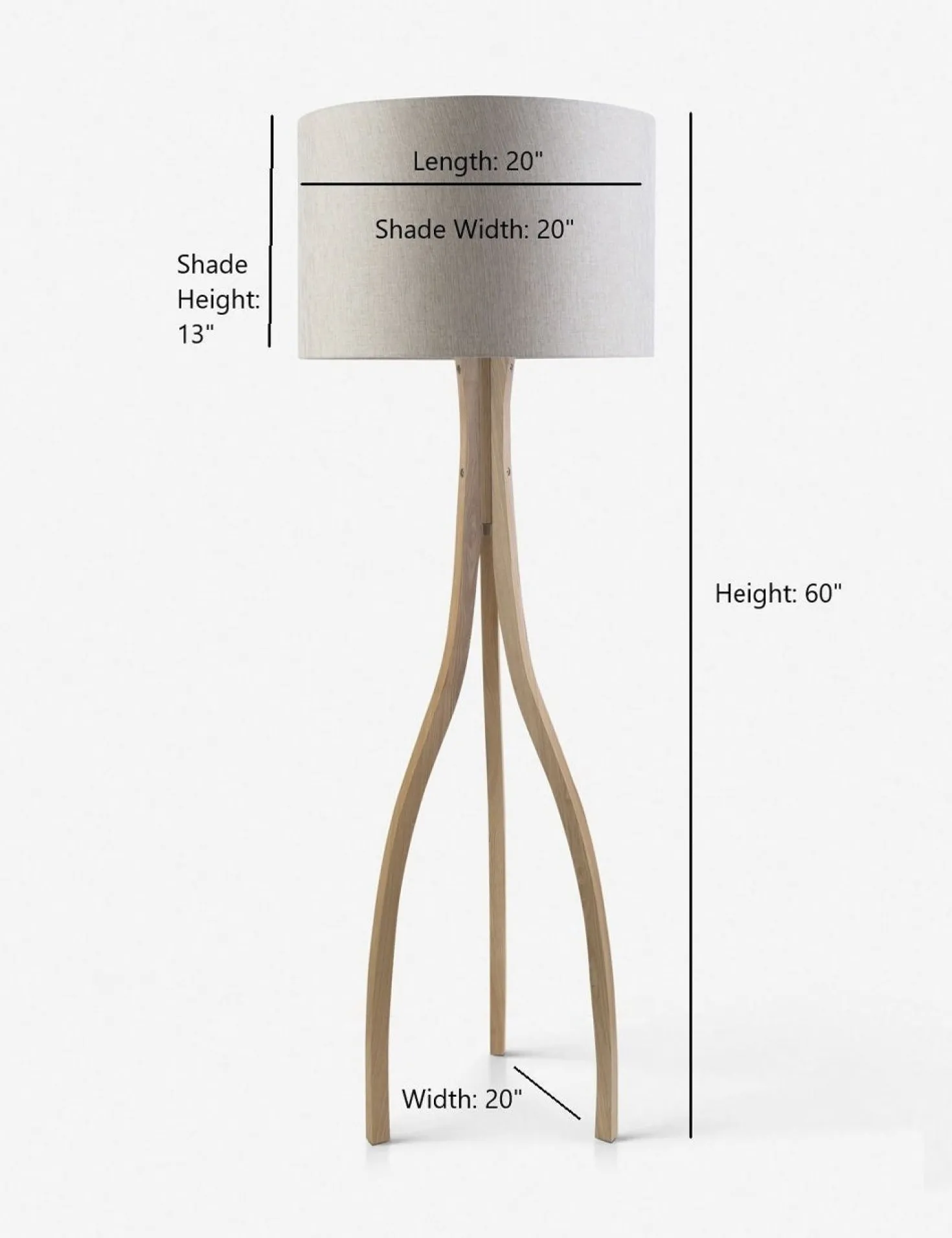 Lewis Wishbone Floor Lamp