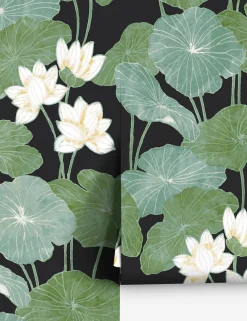 Lily Pad Peel + Stick Wallpaper