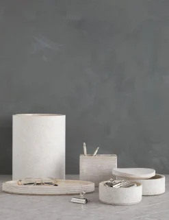 Limestone Bath Accessories by Kassatex