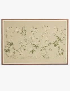 Linen Chinoiserie Wall Art by Laurel-Dawn Latshaw