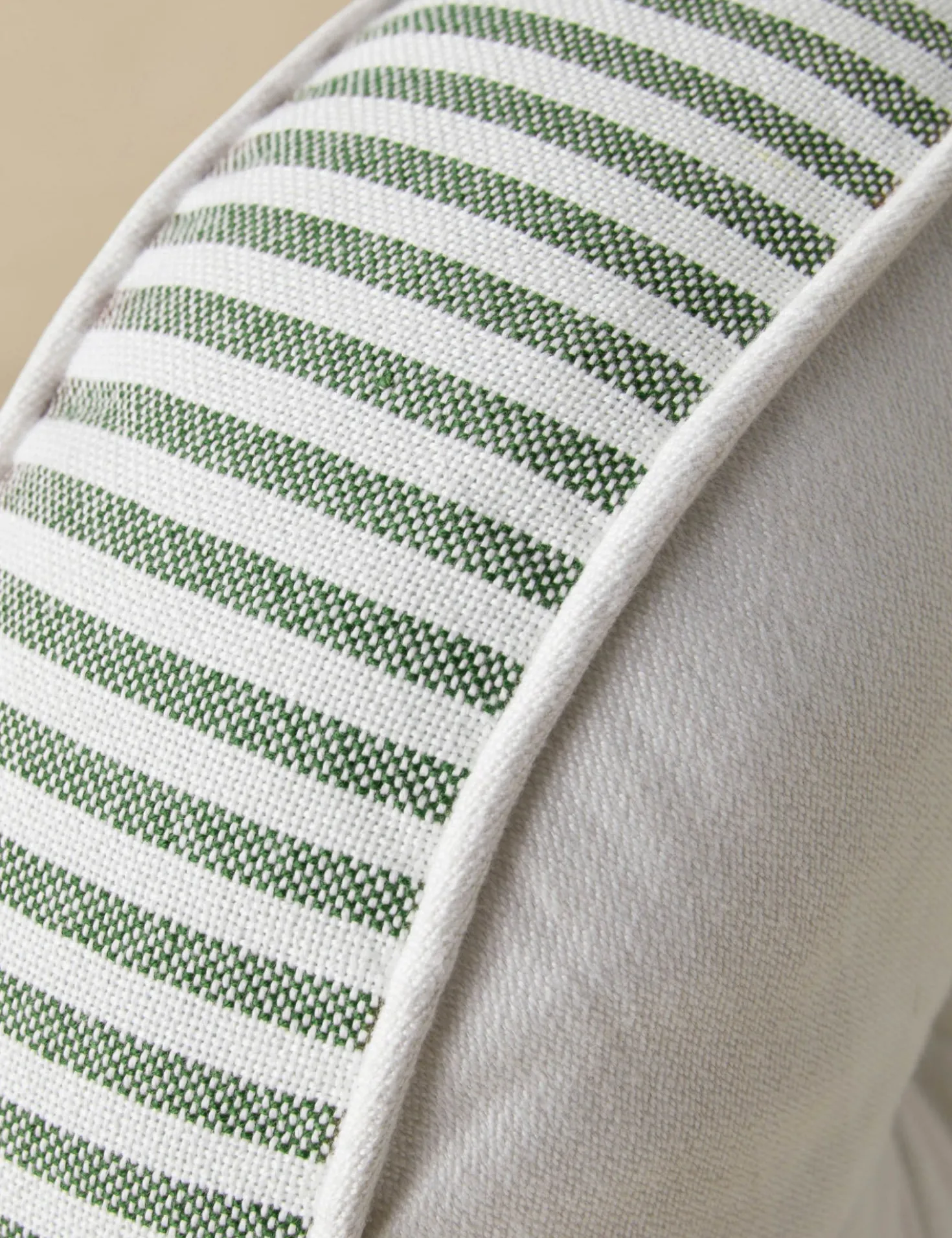 Littu Indoor / Outdoor Striped Disc Pillow by Sarah Sherman Samuel
