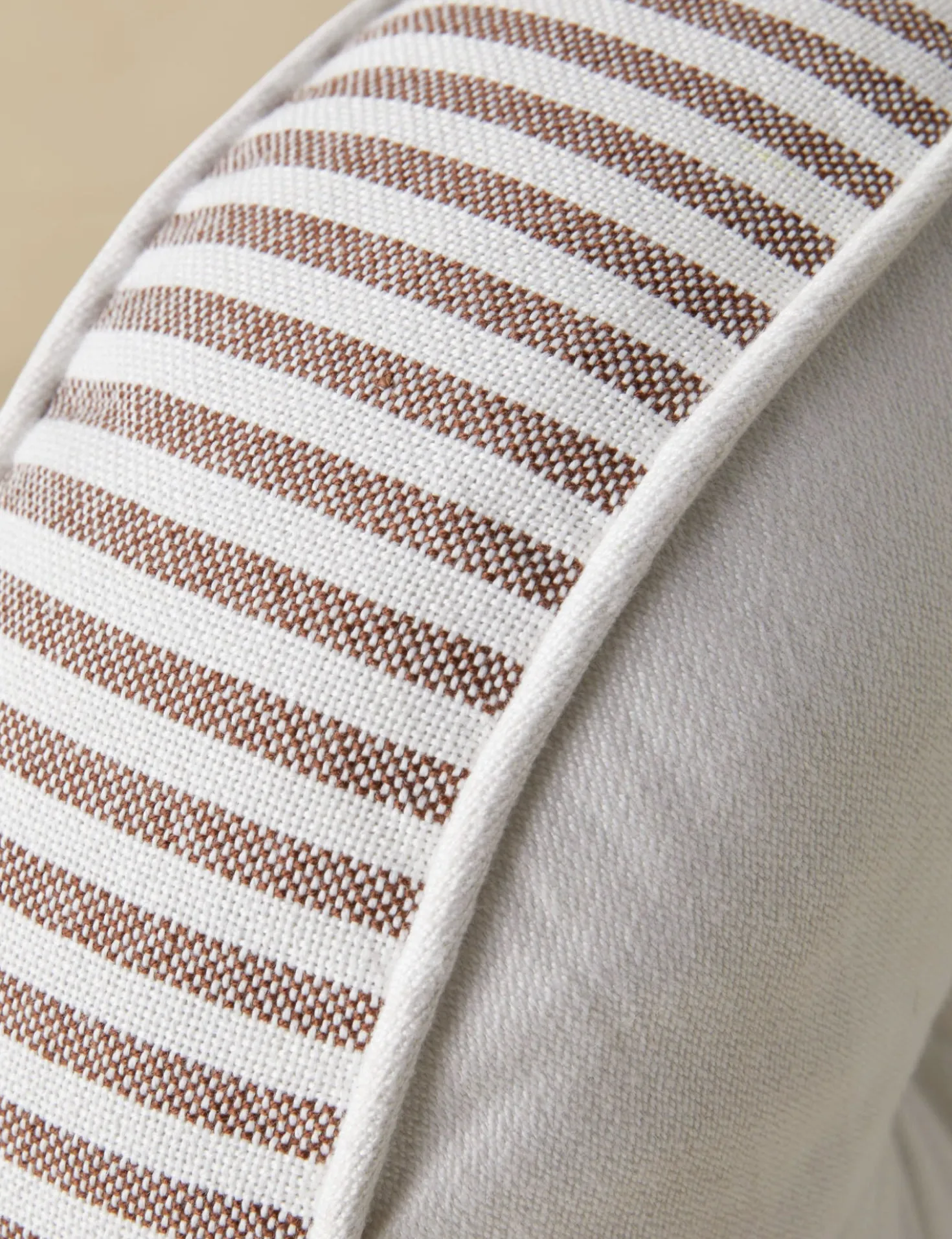 Littu Indoor / Outdoor Striped Disc Pillow by Sarah Sherman Samuel