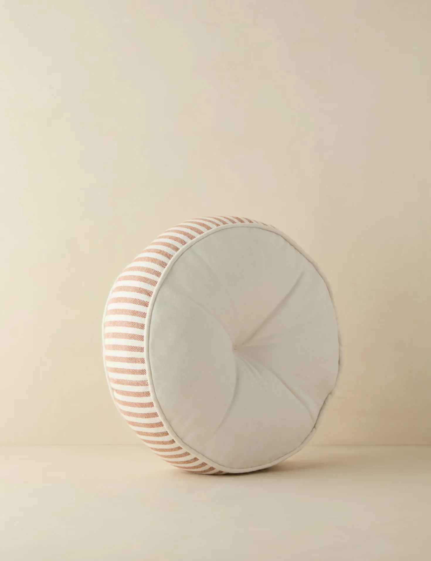 Littu Indoor / Outdoor Striped Disc Pillow by Sarah Sherman Samuel