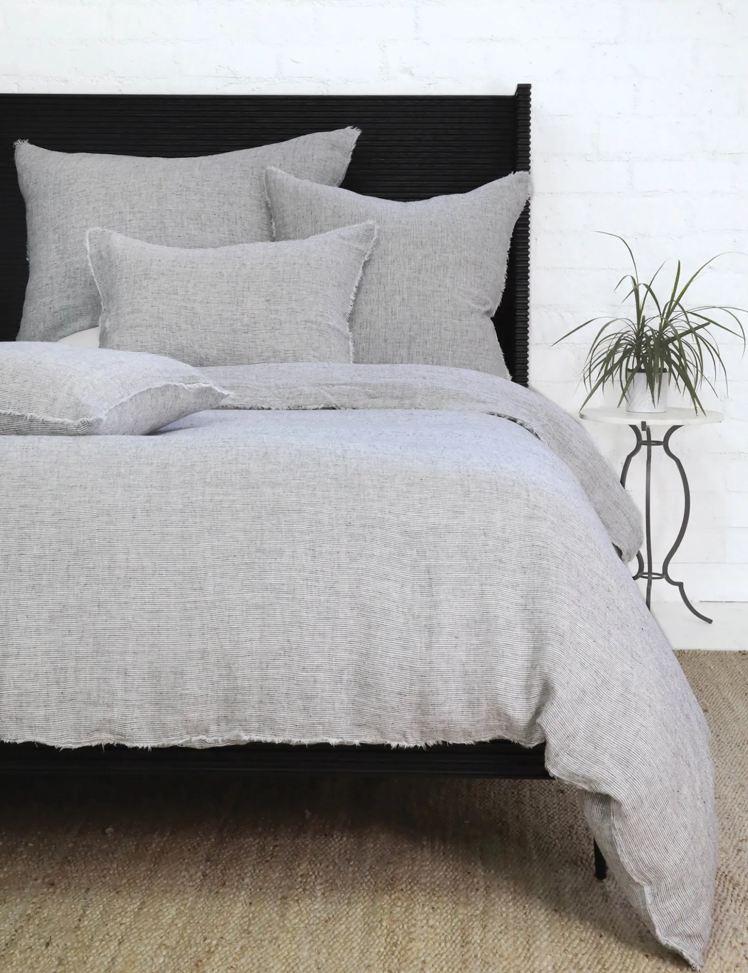 Logan Linen Duvet by Pom Pom at Home