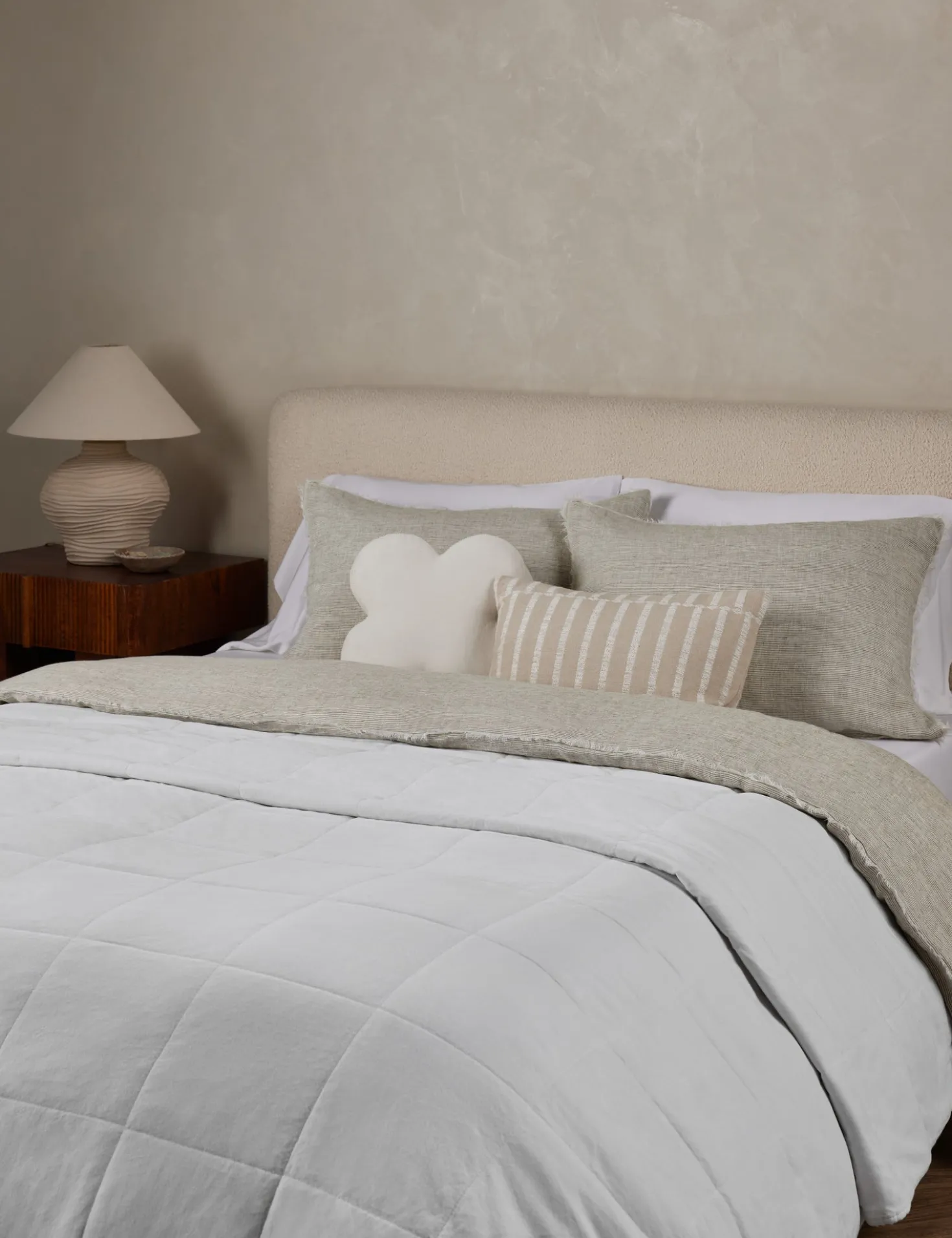 Logan Linen Duvet by Pom Pom at Home
