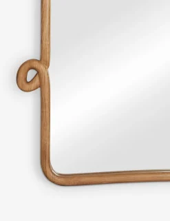 Looped Wood Mantel Mirror by Sarah Sherman Samuel