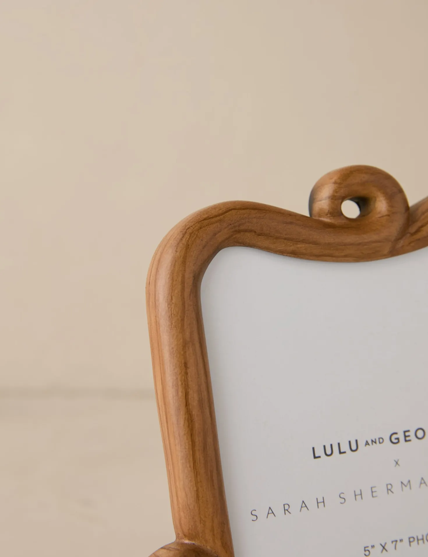 Looped Wood Picture Frame by Sarah Sherman Samuel