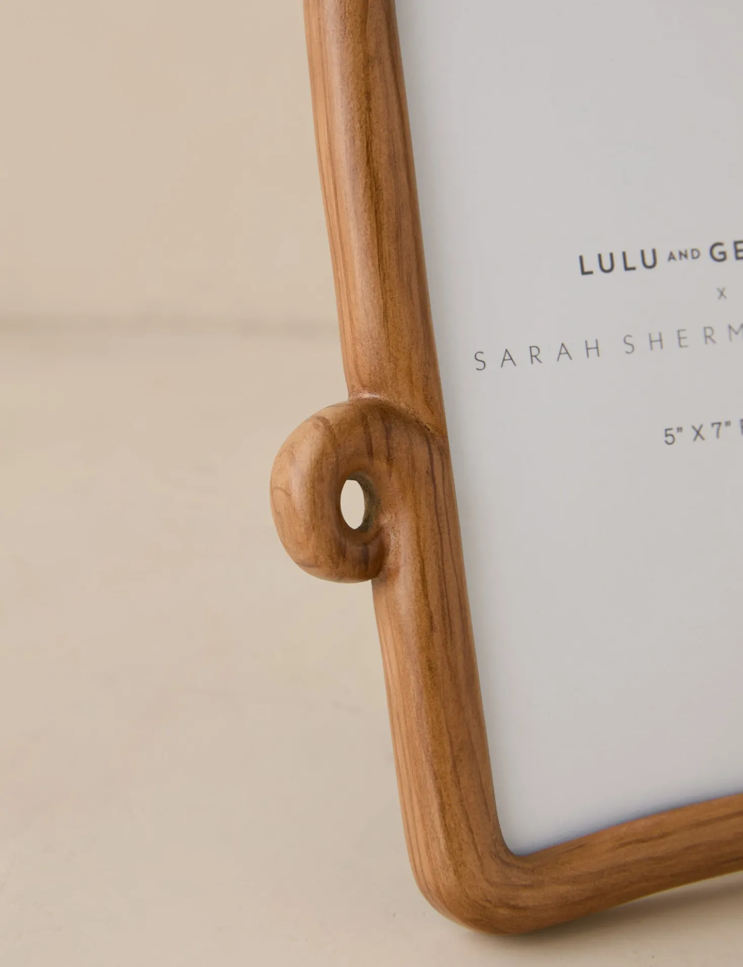 Looped Wood Picture Frame by Sarah Sherman Samuel