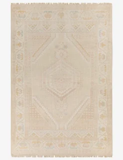 Lotus Hand-Knotted Wool-Blend Rug