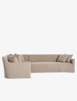 Lowell Slipcover Sectional Sofa by Amber Lewis x Four Hands