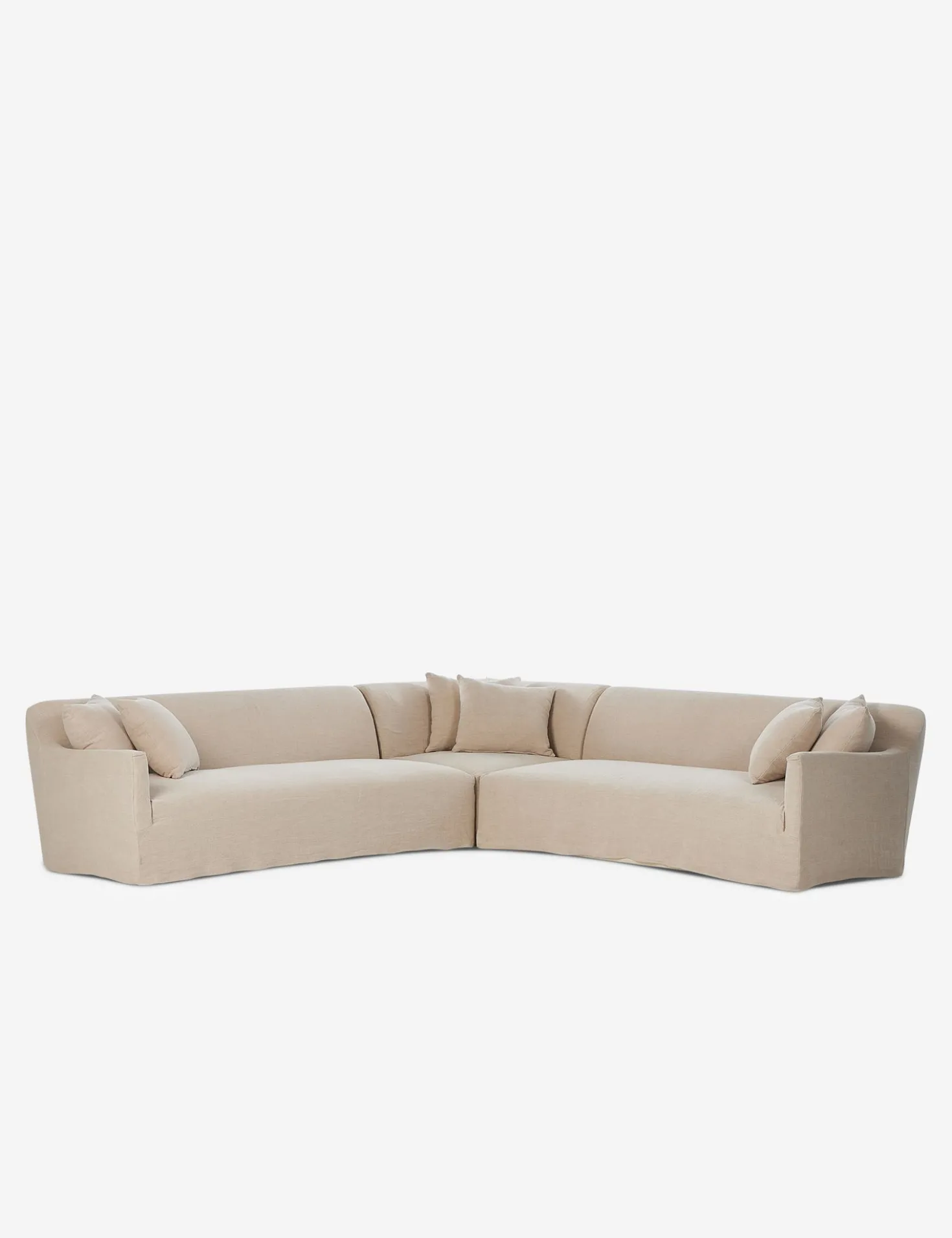 Lowell Slipcover Sectional Sofa by Amber Lewis x Four Hands