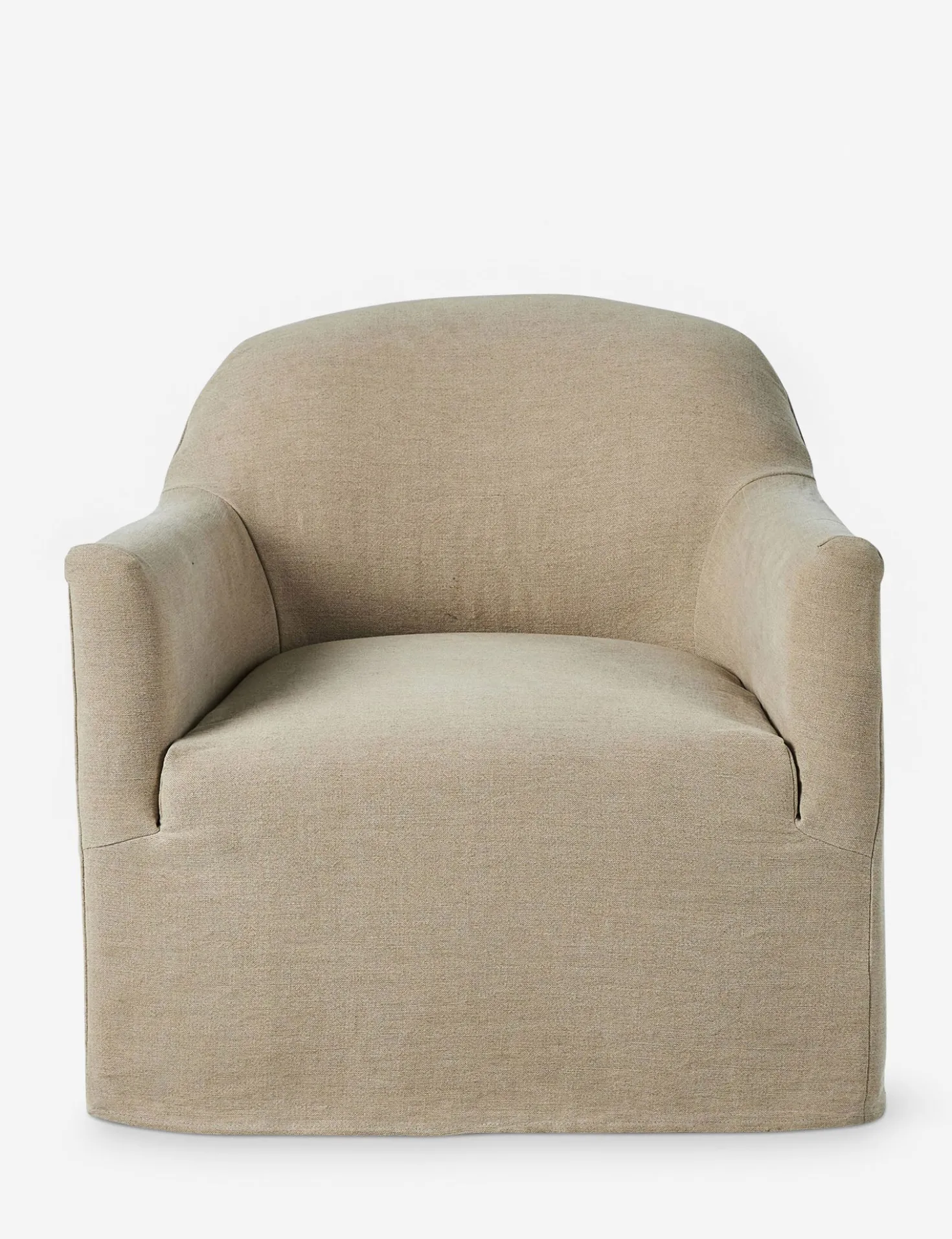Lowell Slipcover Swivel Chair by Amber Lewis x Four Hands