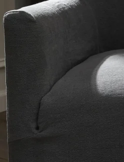 Lowell Slipcover Swivel Chair by Amber Lewis x Four Hands