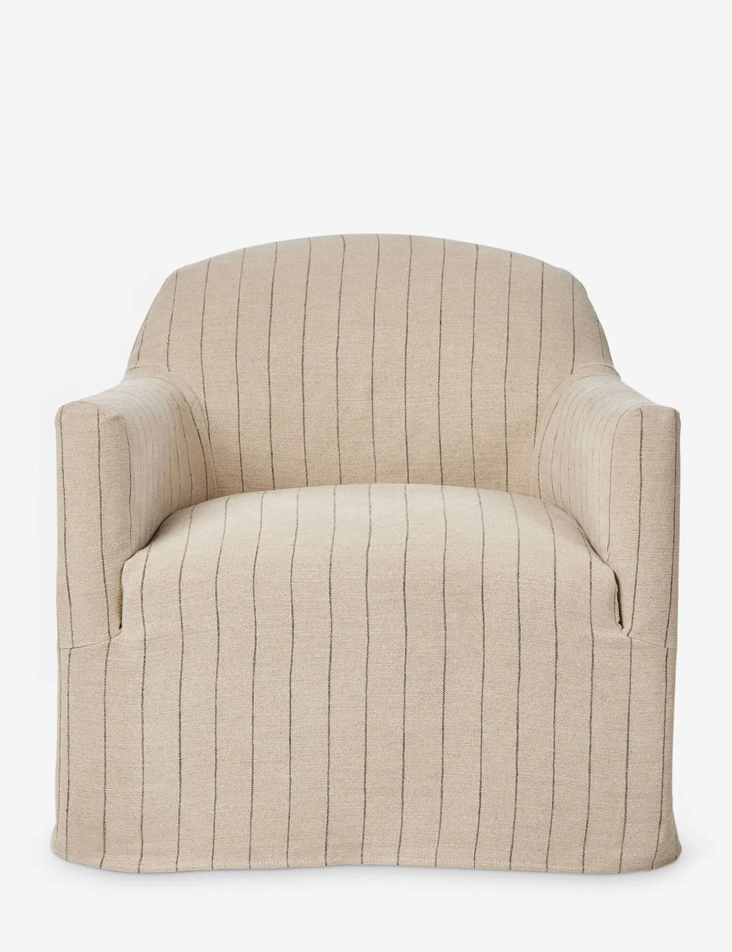 Lowell Slipcover Swivel Chair by Amber Lewis x Four Hands