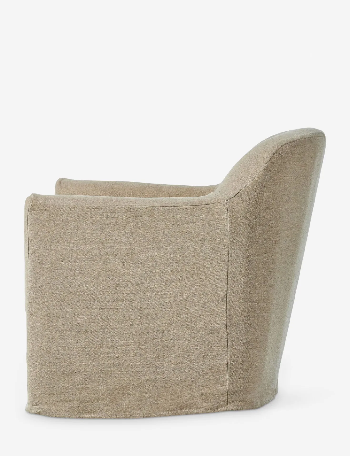 Lowell Slipcover Swivel Chair by Amber Lewis x Four Hands