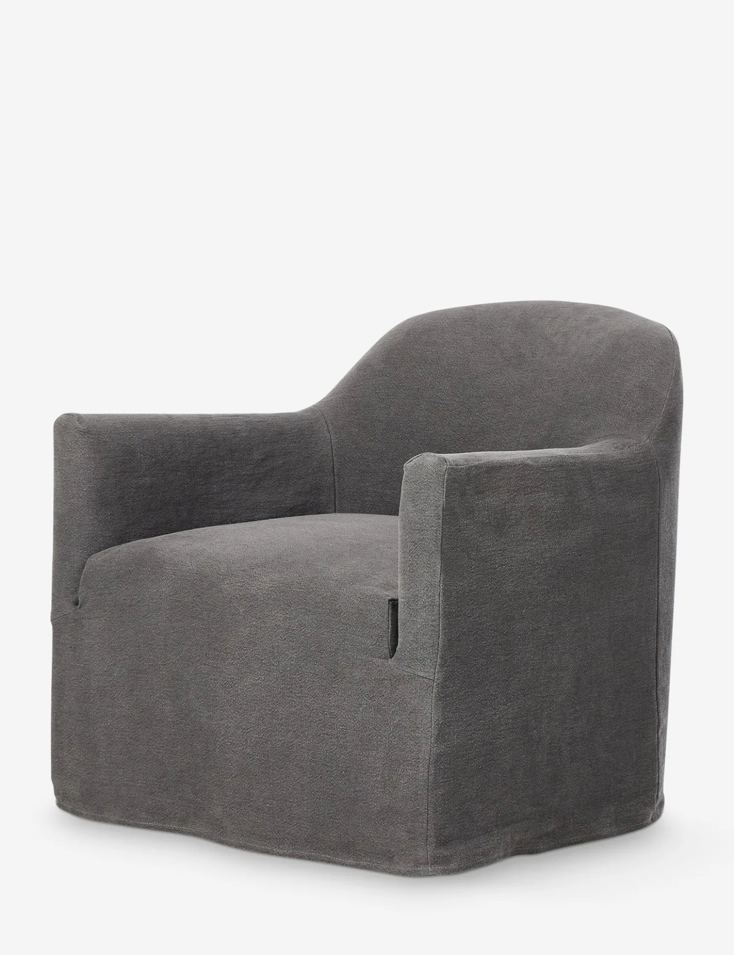 Lowell Slipcover Swivel Chair by Amber Lewis x Four Hands