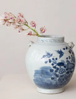 Lucette Hand-Painted Cachepot