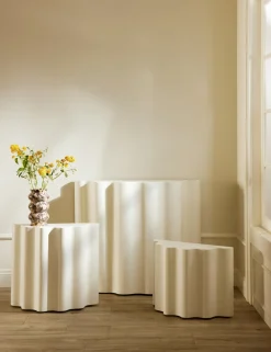 Lune Indoor / Outdoor Side Table by Lolly Lolly Ceramics