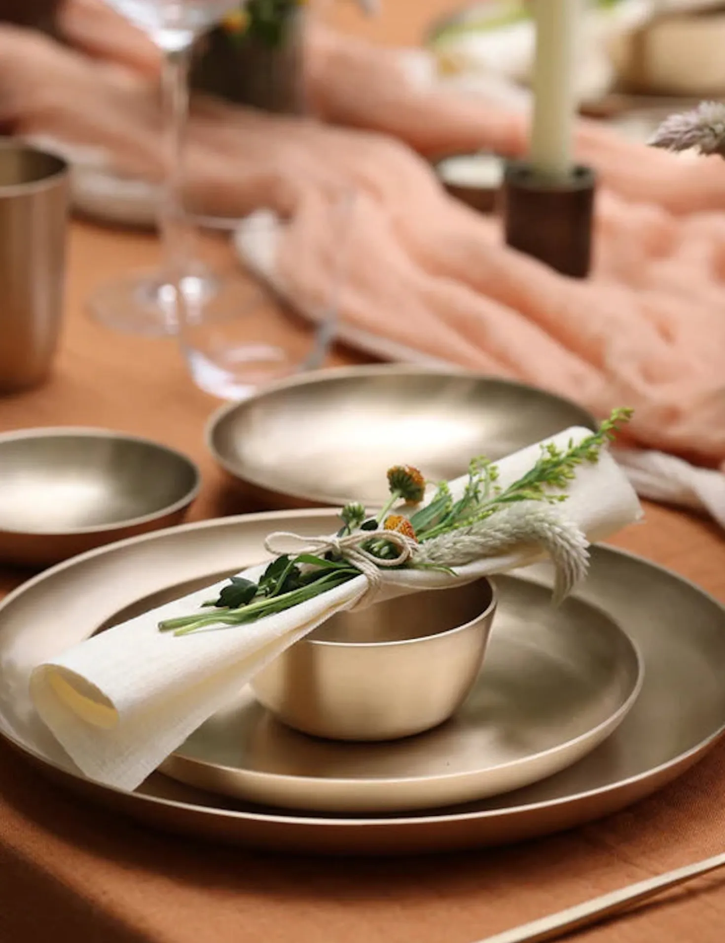 Luxe Kansa Platter by Fleck