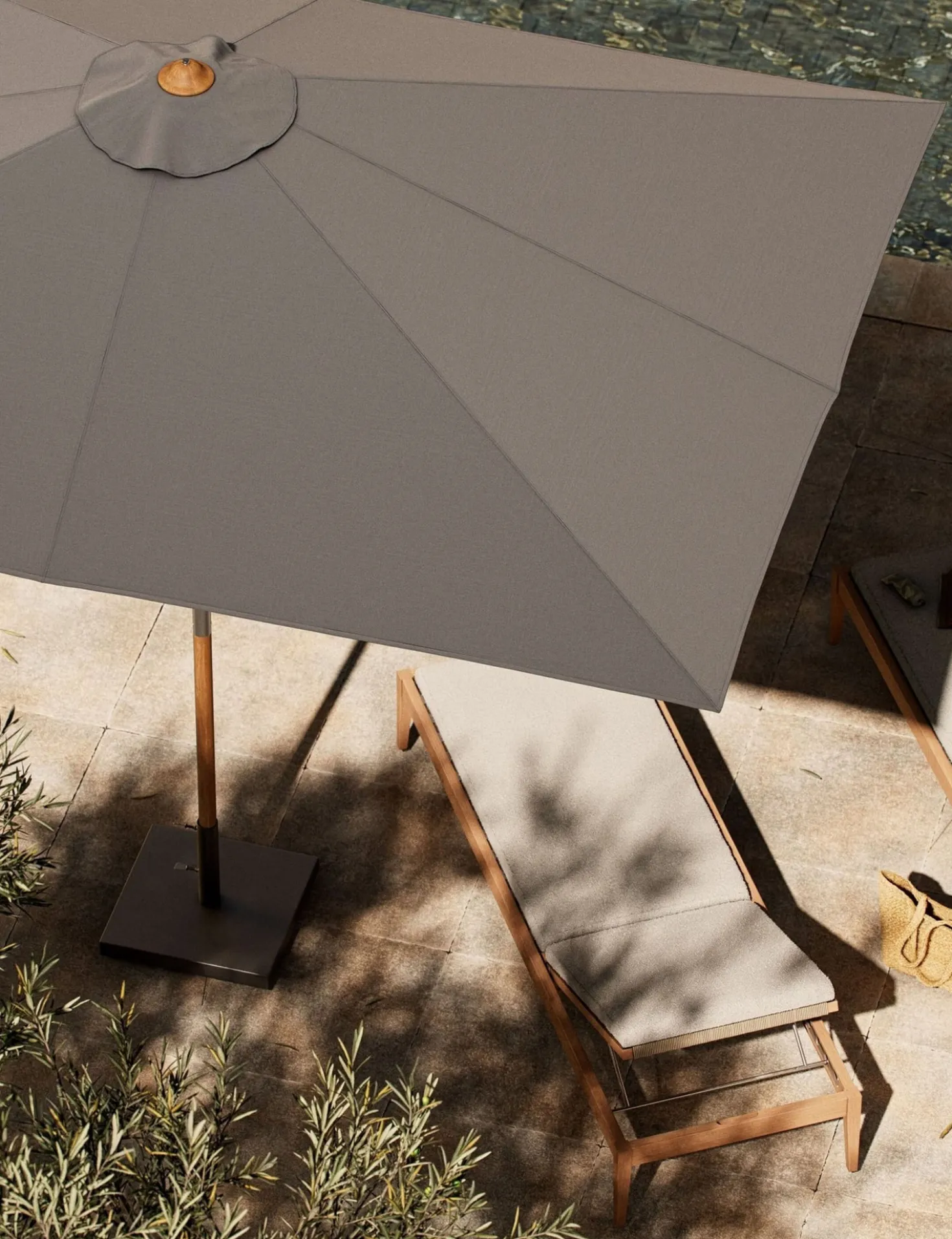 Luzita 9'10" Rectangular Outdoor Umbrella