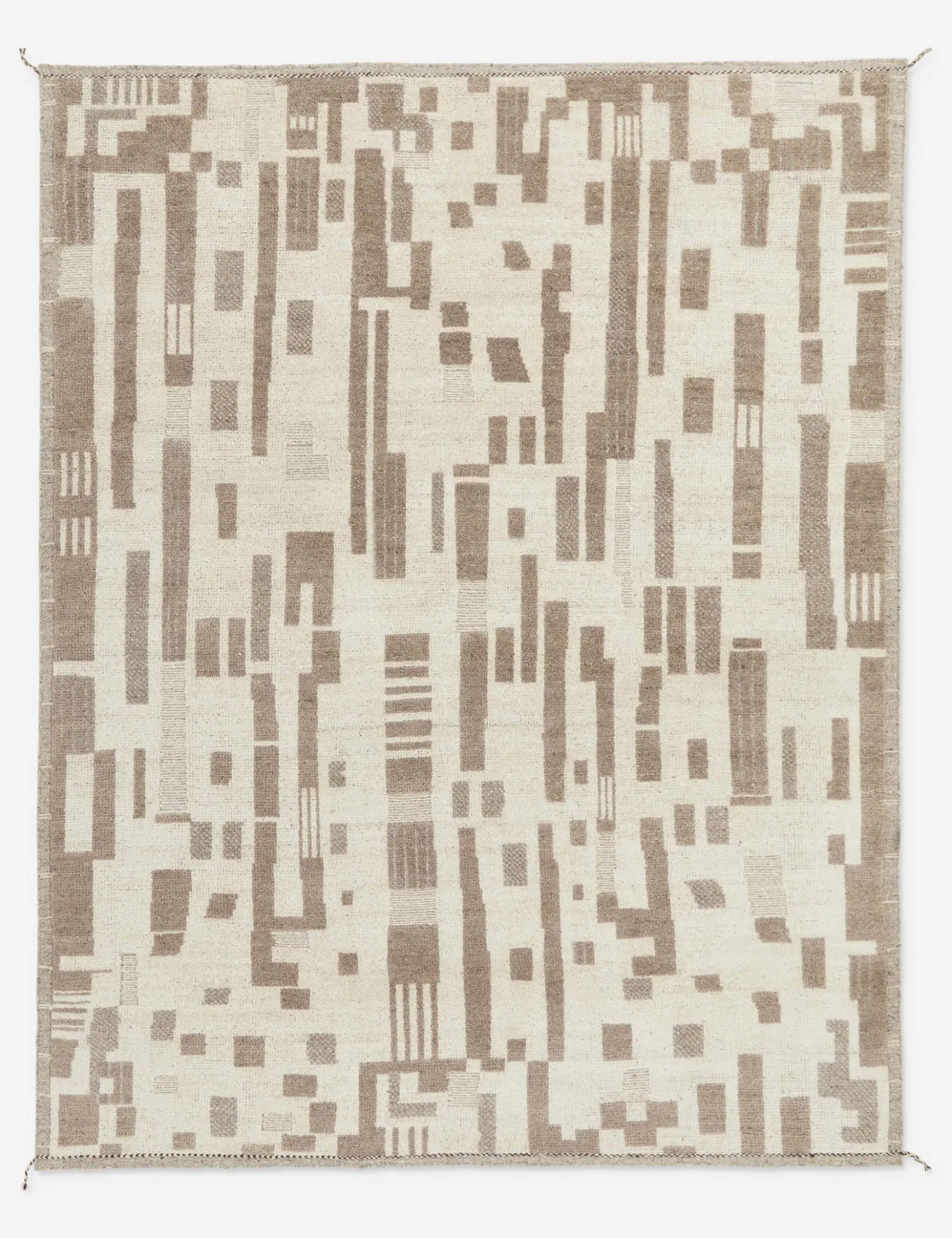 Lyons Moroccan-Style Hand-Knotted Wool Rug
