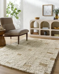 Madrazo Moroccan Style Hand-Tufted Wool Rug