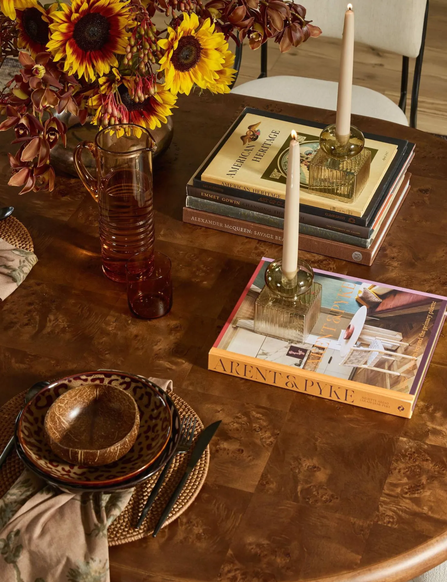 Malko Square Dining Table by Amber Lewis x Four Hands