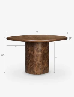 Malko Square Dining Table by Amber Lewis x Four Hands