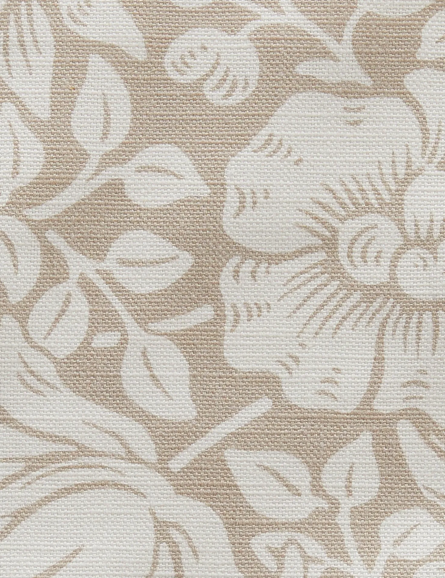 Mallow Cotton / Linen Blend Fabric by Morris & Co.