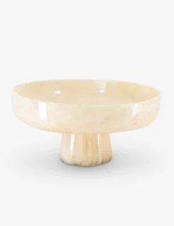 Marika Resin Pedestal Bowl