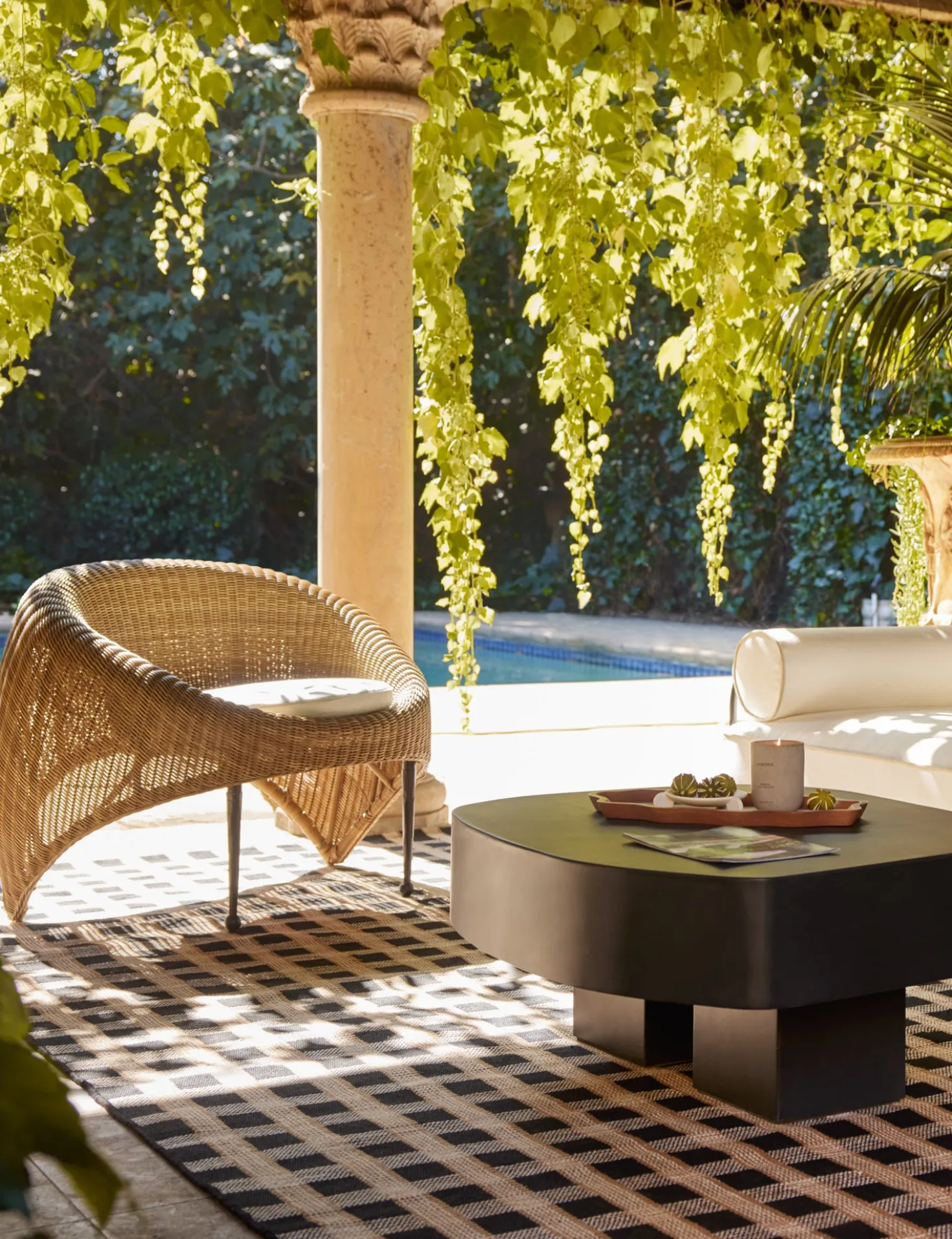 Marisol Outdoor Accent Chair by Sarah Sherman Samuel