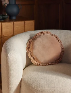 Mauree Velvet Round Pillow