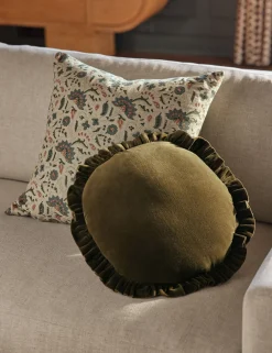 Mauree Velvet Round Pillow