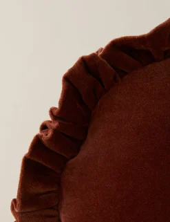 Mauree Velvet Round Pillow