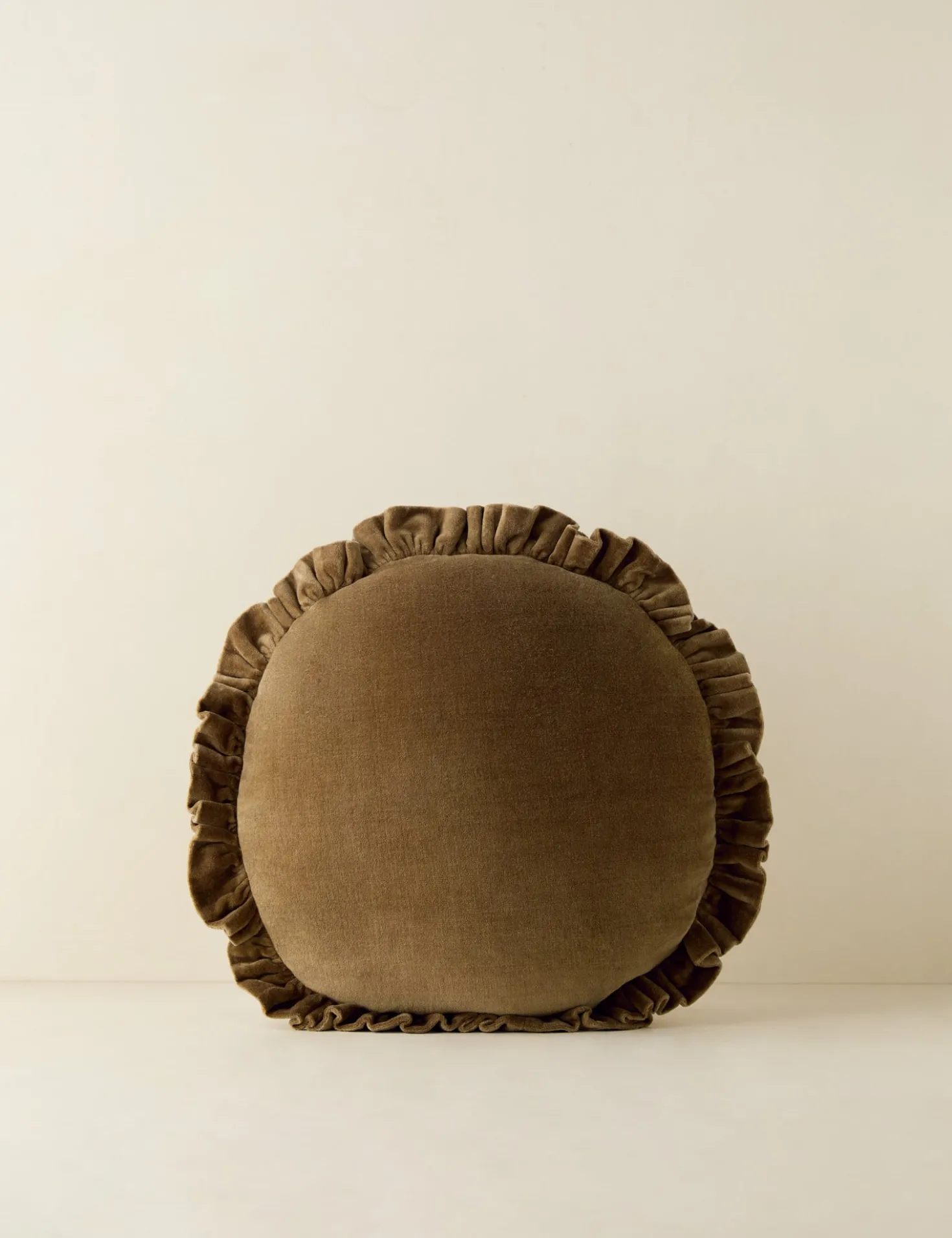 Mauree Velvet Round Pillow