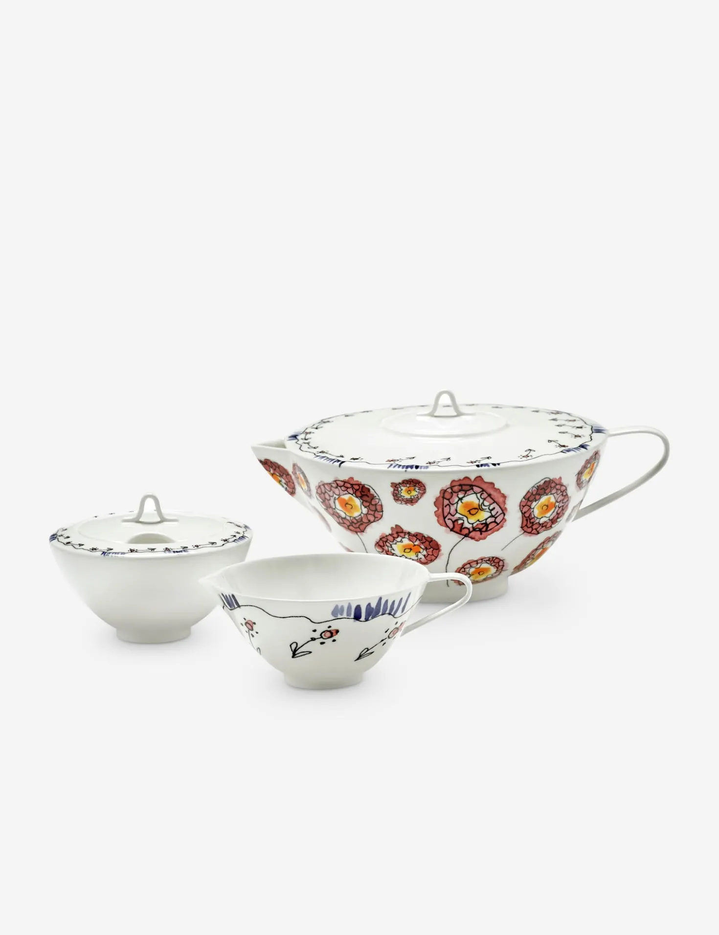 Midnight Flowers Creamer by Marni x Serax