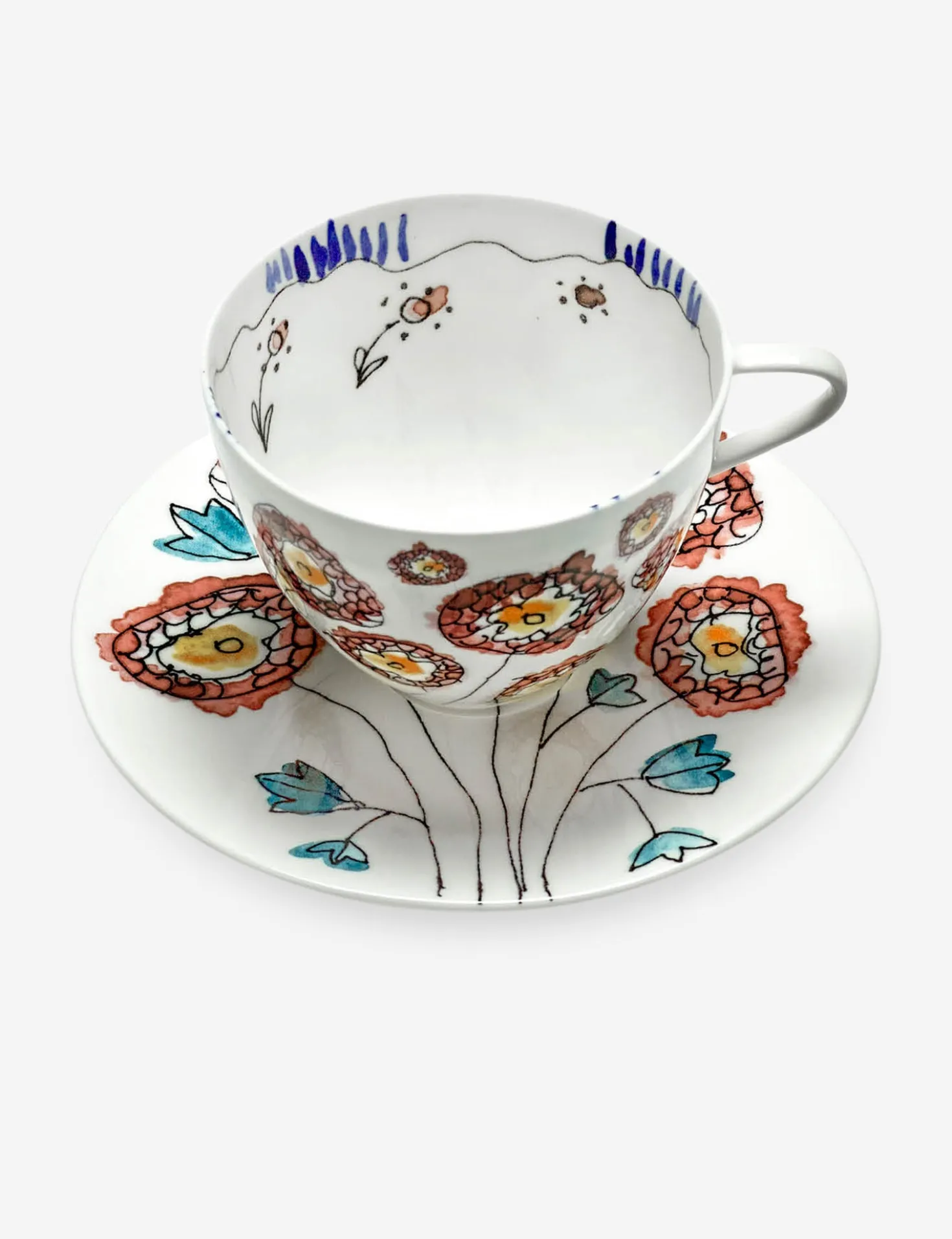 Midnight Flowers Drinkware by Marni x Serax
