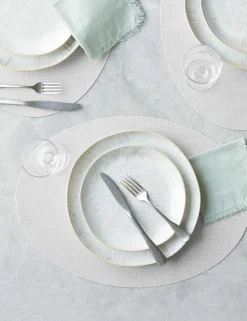 Mini Basketweave Oval Placemat (Set of 4) by Chilewich