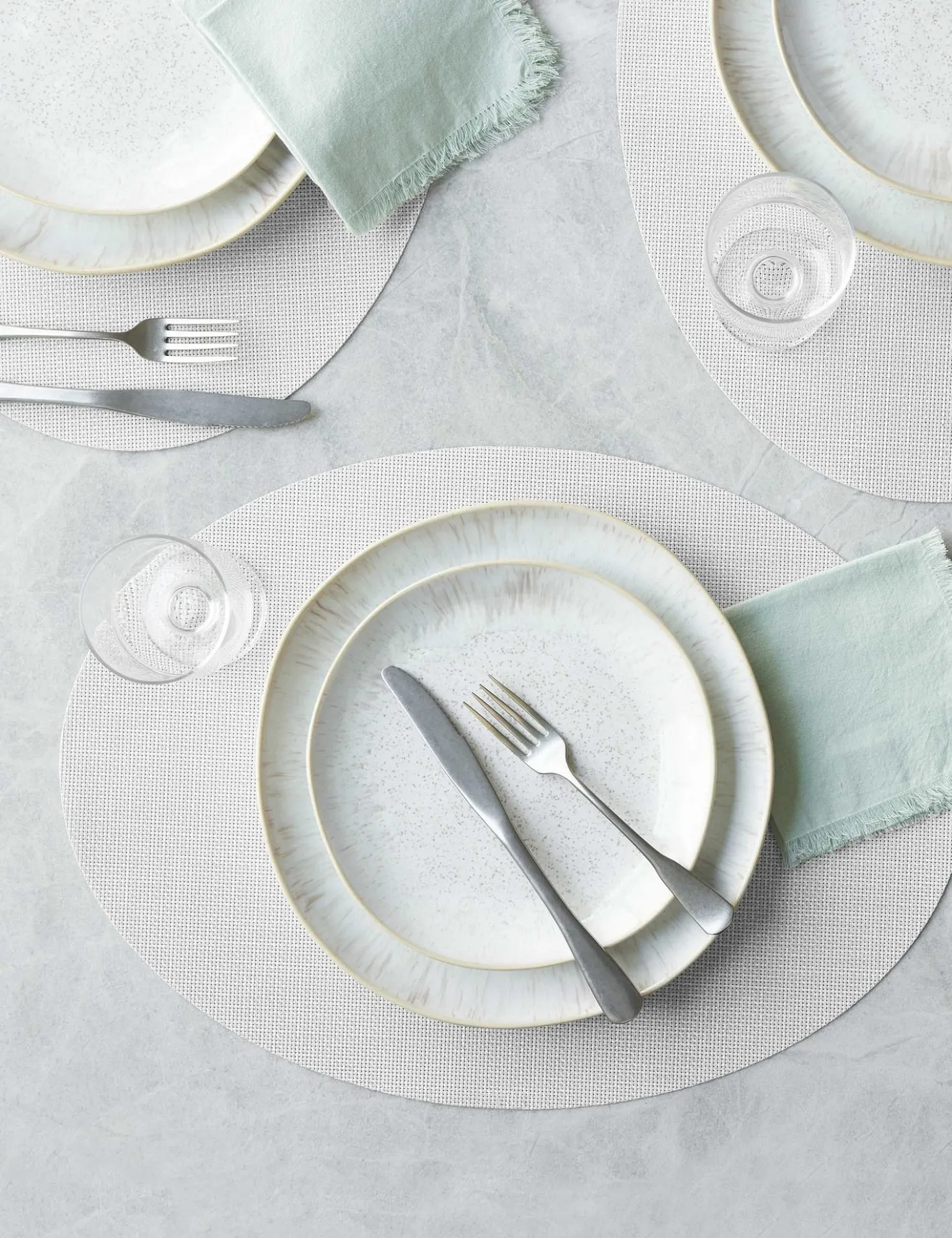 Mini Basketweave Oval Placemat (Set of 4) by Chilewich