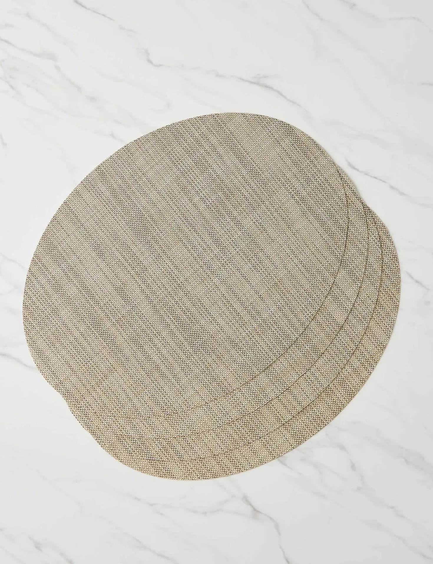 Mini Basketweave Oval Placemat (Set of 4) by Chilewich