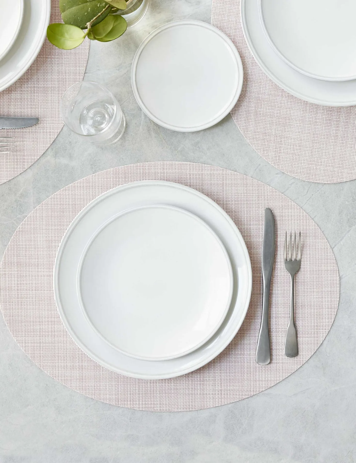 Mini Basketweave Oval Placemat (Set of 4) by Chilewich