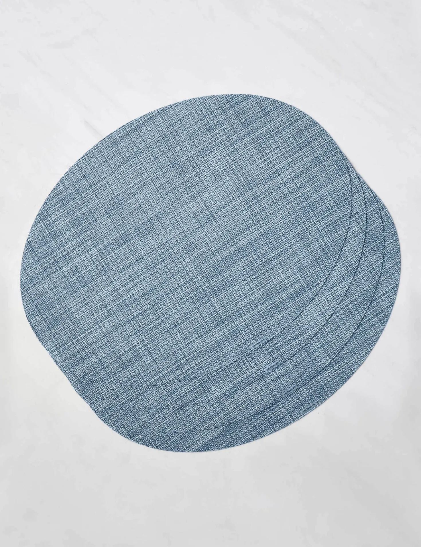 Mini Basketweave Oval Placemat (Set of 4) by Chilewich