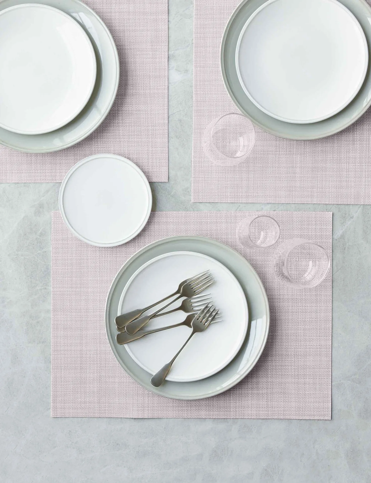 Mini Basketweave Rectangle Placemat (Set of 4) by Chilewich